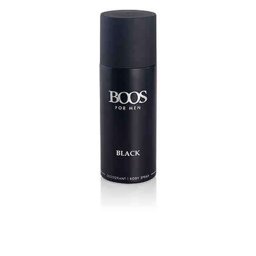 Desodorante aerosol boos black 150 ml