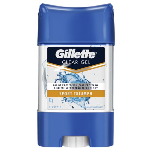 Antitranspirante en gel sport triumph clear 82 gr