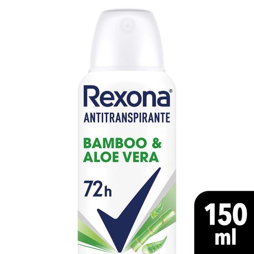 Desodorante antitranspirante bamboo y aloe vera en aerosol 150 ml