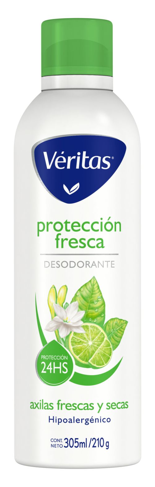 Desodorante aerosol proteccion fresca 210 ml