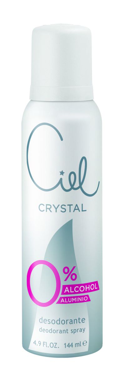 Desodorante en aerosol crystal 0% alcohol 144 ml