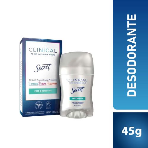 Desodorante antitranspirante secret strength 45gr
