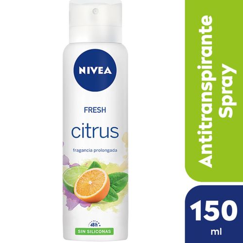 Desodorante femenino fresh citrus sin siliconas 150 ml