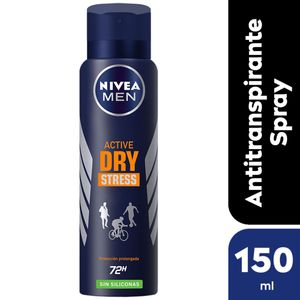 Desodorante antitranspirante men active dry stress sin siliconas 150ml