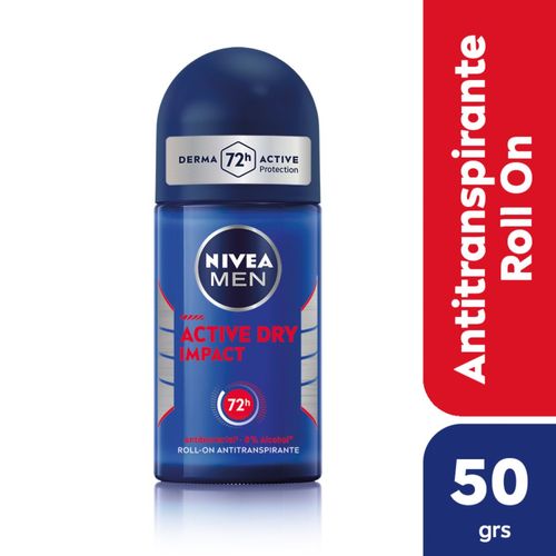 Desodorante antitranspirante men active dry impact roll on 50 ml