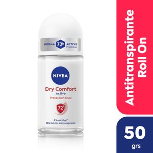 Desodorante antitranspirante femenino dry comfort roll on 50 ml
