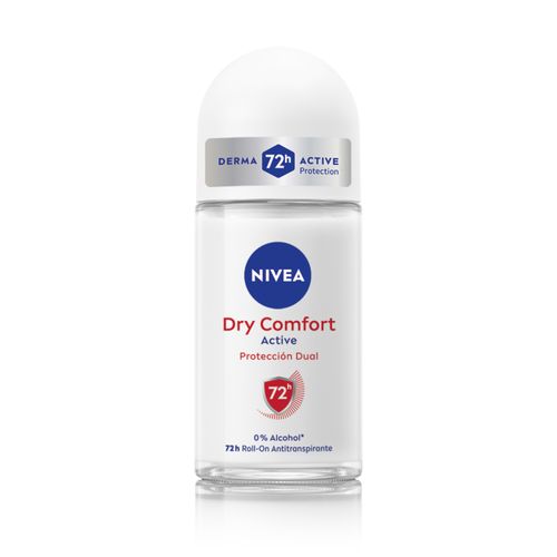 Desodorante antitranspirante femenino dry comfort roll on 50 ml