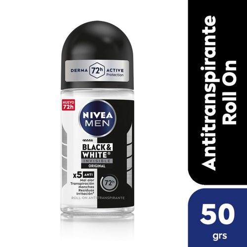 Desodorante antitranspirante men invisible roll on 50 ml