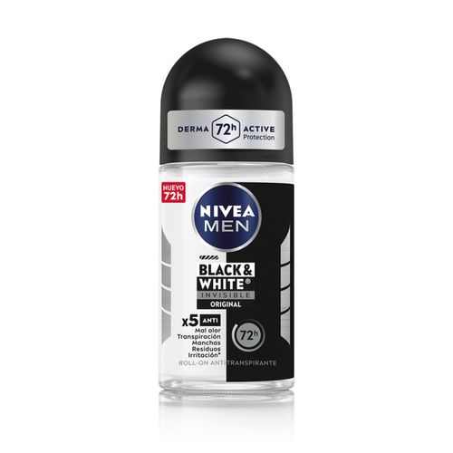 Desodorante antitranspirante men invisible roll on 50 ml