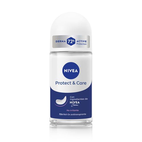 Desodorante antitranspirante femenino protect andcare roll on 50 ml