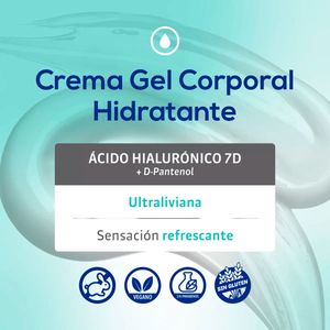Aqua crema gel corporal hidratante 400 gr
