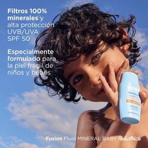 Fotoprotector fusion fluid mineral pediatrics baby fps 50+ 50ml