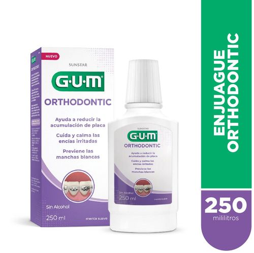 Enjuague bucal orthodontic rinse menta suave 250 ml