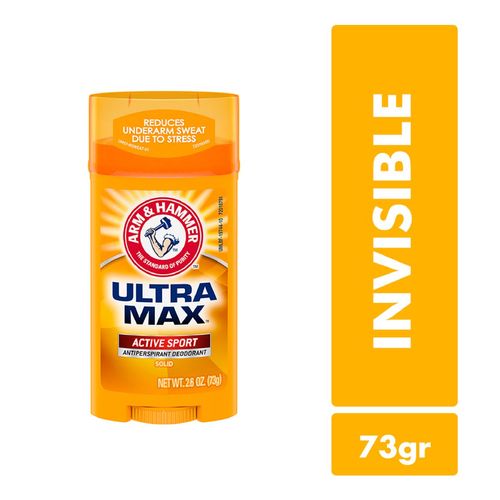 Antitranspirante en barra ultramax active sport