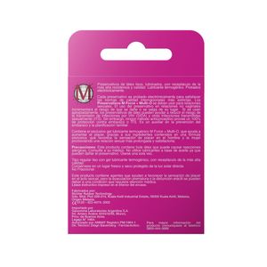 Preservativos force lubricado con multi-o (3 unidades)