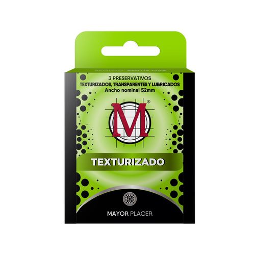 Preservativos texturizados (3 unidades)