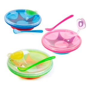 Plato térmico con ventosa y cuchara