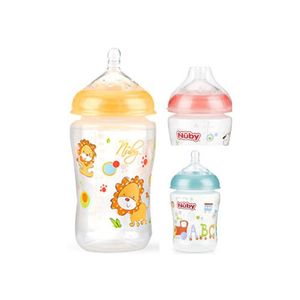 Mamadera natural nuser boca ancha 180 ml