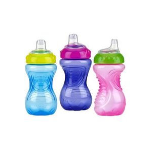 Vaso de agarre con boquilla de silicona y tapa 295 ml