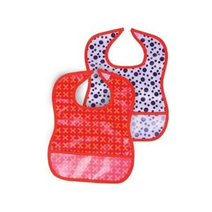 Babero con velcro y atrapamigas