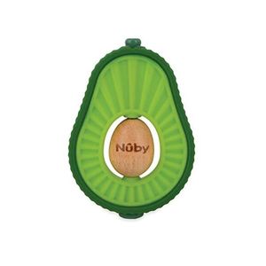 Mordillo avocado de silicona y madera