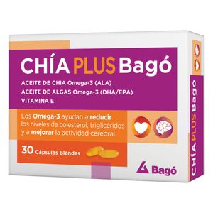 Suplemento dietario chia omega 3 (30 cápsulas blandas)