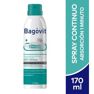 Emulsión spray continuo absorción 1 min 170 ml
