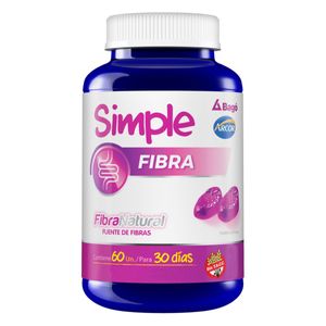 Suplemento dietario fibra (60 pastilla de goma)