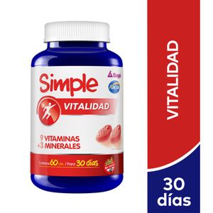 Suplemento dietario vitalidad (60 pastilla de goma)