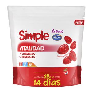 Suplemento dietario vitalidad (28 pastilla de goma)