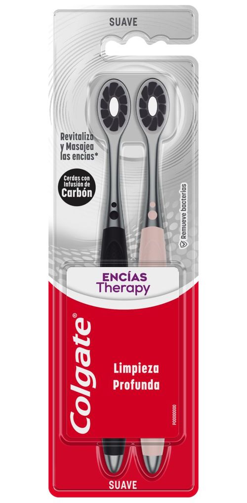 Cepillo de encias therapy charcoal (pack x 2)