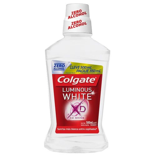 Enjuague bucal luminous white 500 ml