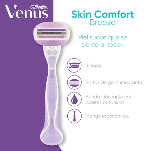 Máquina de afeitar para mujer breeze con barras humectantes (1 unid)