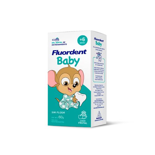 Gel dental baby de entrenamiento sin flúor 60 gr