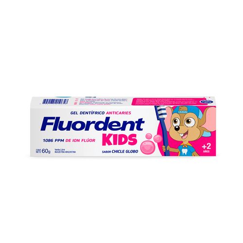 Gel dentífrico anticaries Kids con 1086 ppm flúor 60gr