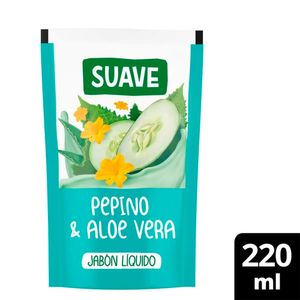 Jabón líquido pepino y aloe 220 ml