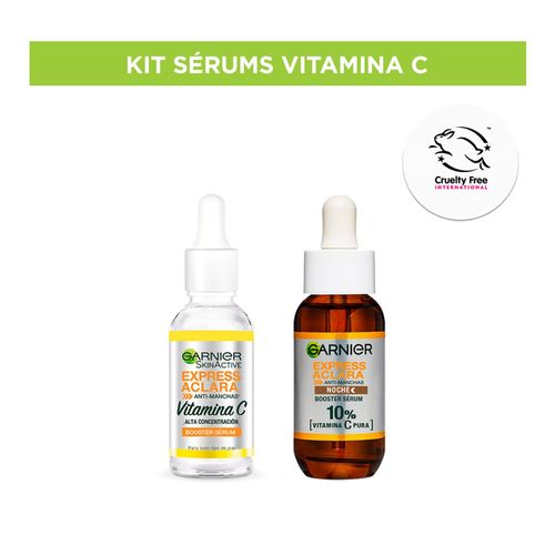 Combo serums vitamina c: serum de día + serum de noche