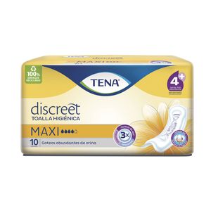 Toalla discreet maxi (10 unidades)