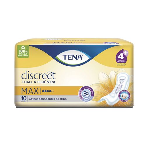Toalla discreet maxi (10 unidades)