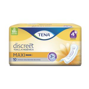 Toalla discreet maxi (10 unidades)
