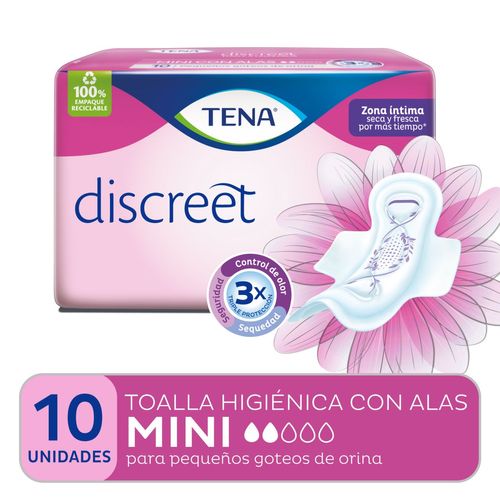 Toalla discreet Mini (10 unidades)