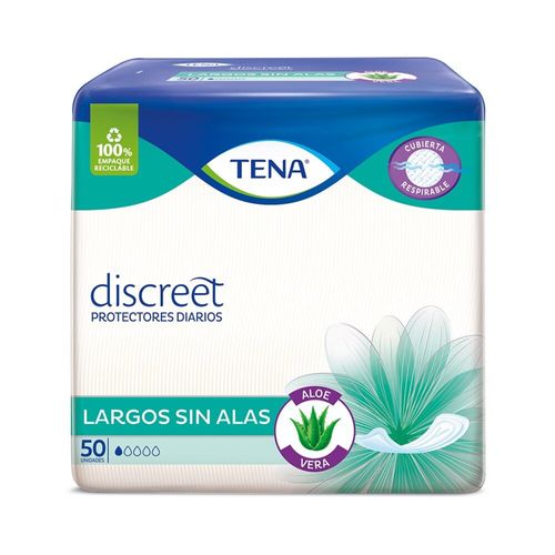 Protector discreet largo sin alas (50 unidades)