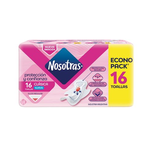 Toalla clásica suave curv (16 unidades)