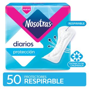 Protector diario respirables (50 unidades)