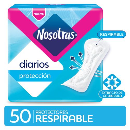 Protector diario respirables (50 unidades)