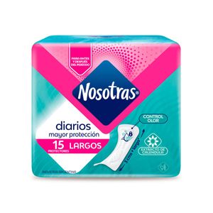 Protector diario largos (15 unidades)