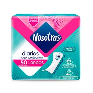 Protector diario largos (50 unidades)