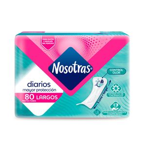 Protector diario largos (80 unidades)