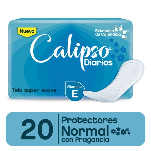 Protector diario normal y fragancia (20 unidades)
