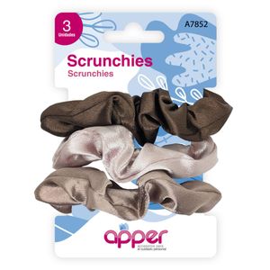 Colitas scrunchies de terciopelo (3 unidades)